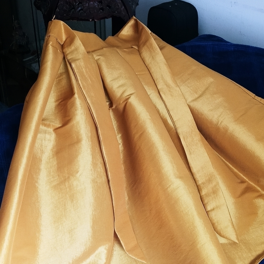 SKIRT Papermoon new skirt bright mustard skirt size M stretch NWOT